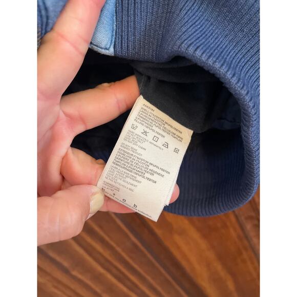 B+ AB quilted chambray bomber jacket size 38 (xs) - Picture 3 of 6